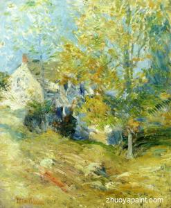 The Artist&acute;s House through the Trees