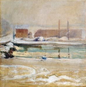 View from the Holley House, Winter