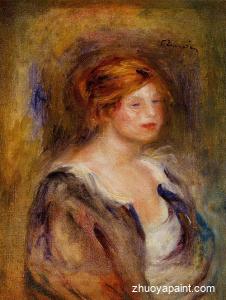 Young Girl in Blue (also known as Head of a Blond Woman)