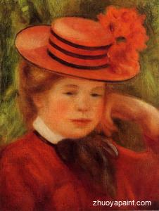 Young Girl in a Red Hat