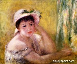 Woman with a Straw Hat