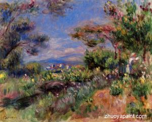 Young Woman in a Landscape, Cagnes