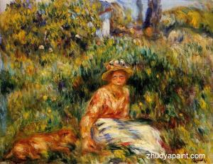 Young Woman in a Garden