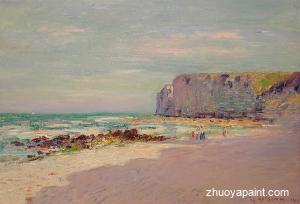 Cliffs at Petit Dalles, Normandy