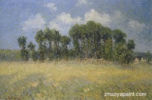 Landscape with Poplars