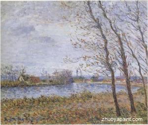 Port Pinche at the turn of the Seine