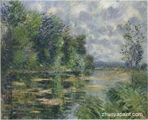 Small arm of the Seine near Connelle