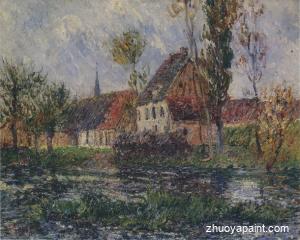 Small Farm by the Eure River