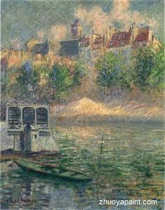 Quay of the Hotel Deville in Paris