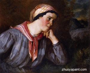 Peasant Wearing Madras