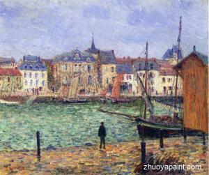 The Port of Pornic, High Tide