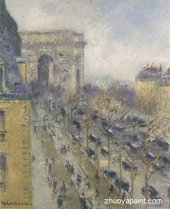 The Arc de Triomphe - Friedland Avenue