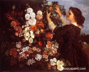 The Trellis (also known as Young Woman Arranging Flowers)