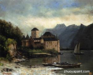 View of the Chateau de Chillon