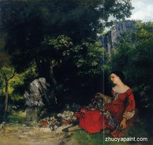 Woman with Garland