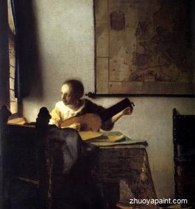 Woman with a Lute