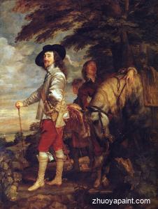 Charles I-King of England at the Hunt