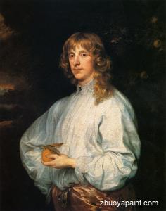 James Stuart, Duke Of Richmond And Lennox With His Attribute