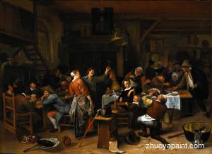 A Company Celebrating the Birthday of Prince William III