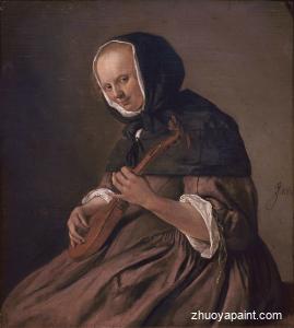 Woman Playing the Sistrum