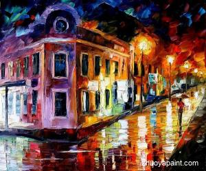 Street Scene Painting