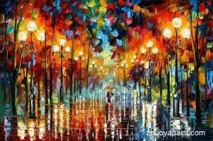 Street Scene Painting