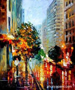 Street Scene Painting