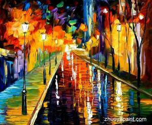 Street Scene Painting