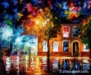 Street Scene Painting