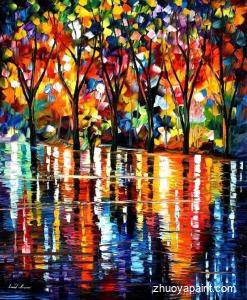 Street Scene Painting