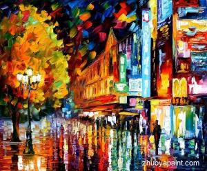Impressionism Street Scene Painting