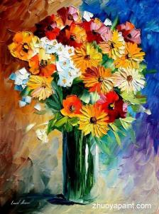 Knife Flower Oil Painting Reproduction