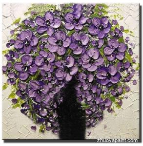 Purple Flower Painting