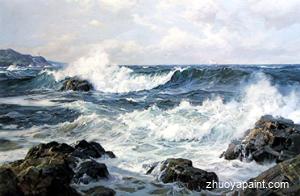 Sea Wave Oil Painting