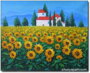 Sunflower Oil Painting