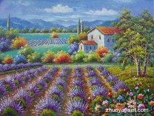 Lavender Oil Painting