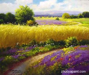 Lavender Oil Paintings